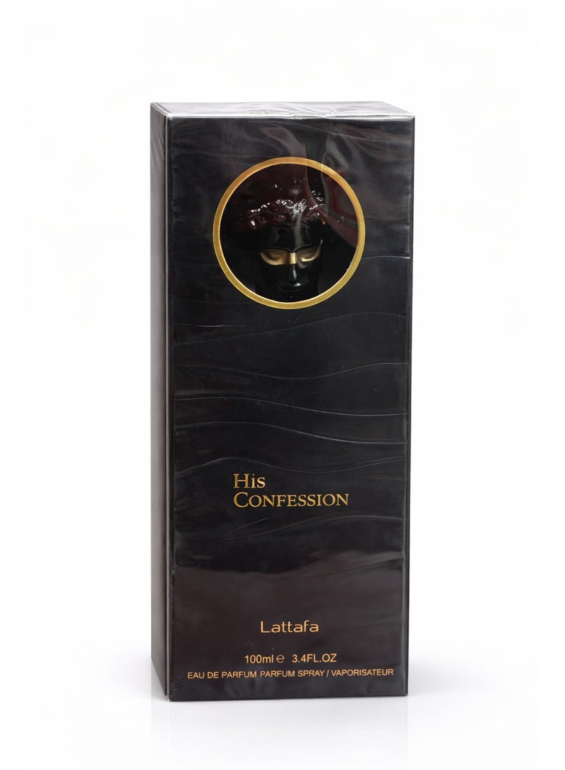 Lattafa His Confession Eau de Parfum for Men – 100 ml - Image 4